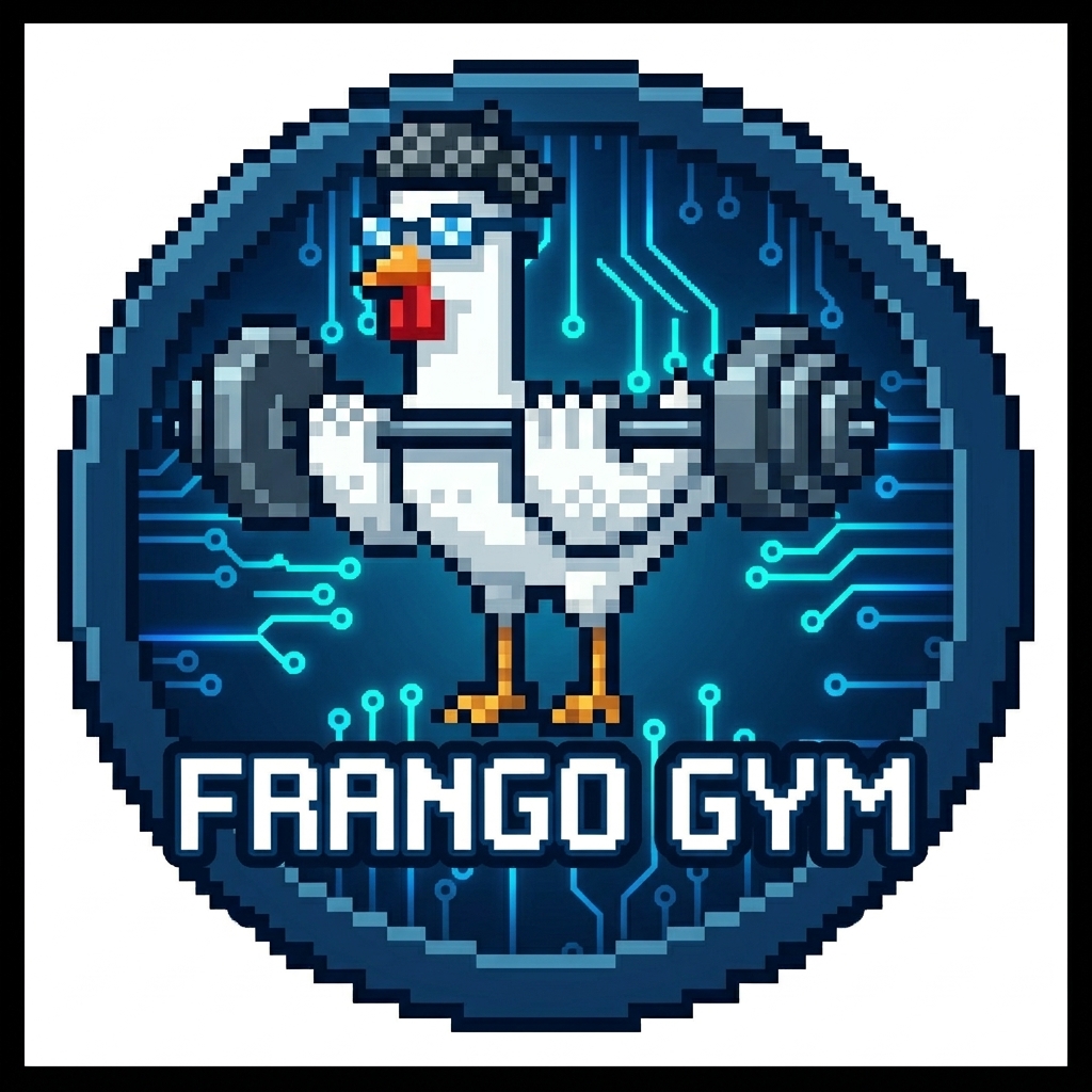 Logo do FrangoGym - Aplicativo de treino e academia